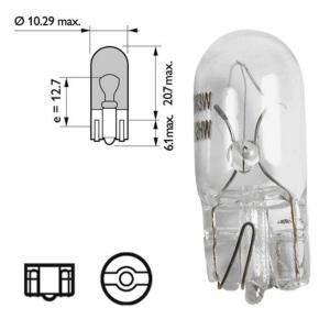 Лампа накаливания W5W (0986GL0003) Bosch 0 986 GL0 003 (BOSCH: 0 986 GL0 003)