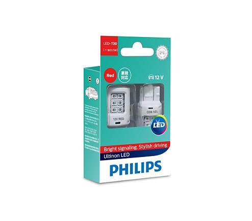 Лампа светодиодная Philips Ultinon LED T20 12V W3x16q (11066ULRX2) Philips 11066ULRX2 (PHILIPS: 11066ULRX2)