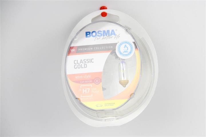 Лампа галогенная BOSMA CLASSIC GOLD H7 12V 55W (2 шт.) (8924) BOSMA 8924 (BOSMA: 8924)