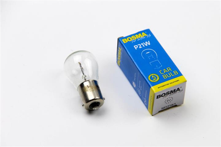 Лампа накаливания P21W 12V 21W (1529S) BOSMA 1529S (BOSMA: 1529S)