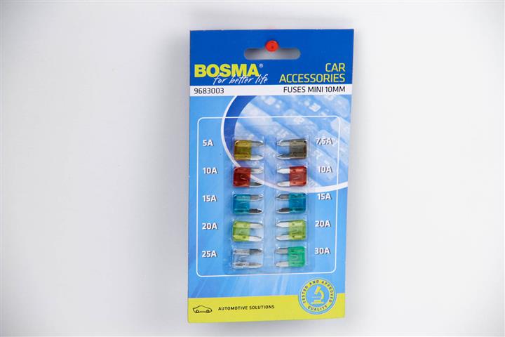 Комплект предохранителей 10 MM к-кт 10 шт (2614) BOSMA 2614 (BOSMA: 2614)