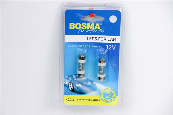 Лампа светодиодная Festoon 36 12V SV8,5 (2 шт.) (2892) BOSMA 2892 (BOSMA: 2892)