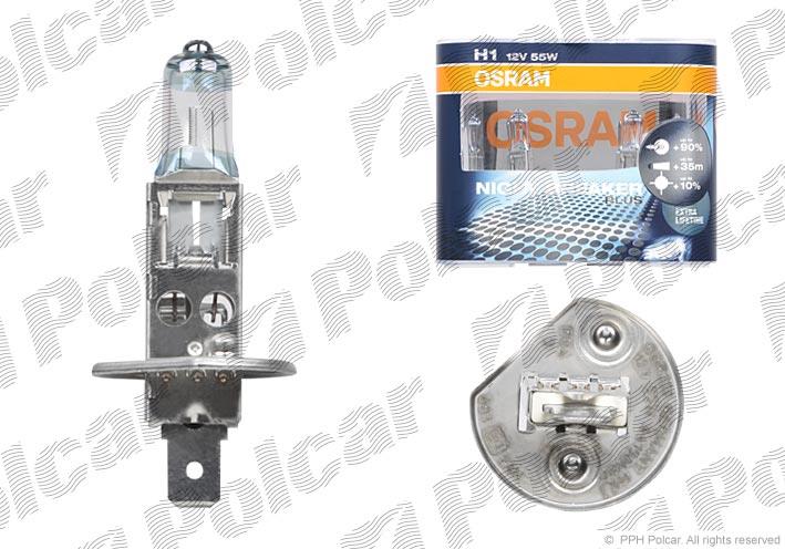 Лампа галогенная H1 12V (99ZB180A) Polcar 99ZB180A (Polcar: 99ZB180A)