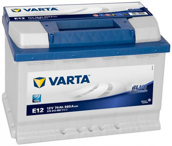 Аккумулятор Varta Blue Dynamic E12 (74 А/h), 680А L+ (574 013 068) (VARTA: 574013068)