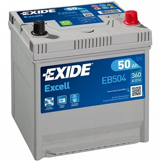 Аккумулятор (EXIDE: EB504)