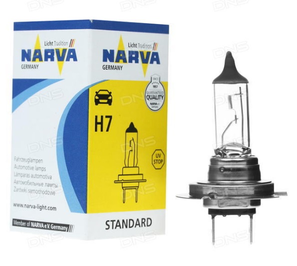 Лампа галогенная Narva Standard H7 12V 55W (483283000) Narva 483283000 (NARVA: 483283000)