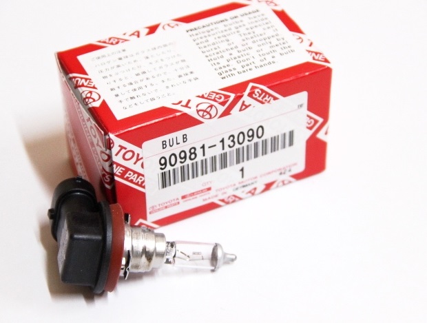 Лампа галогенная H16 12V 19W (9098113090) Toyota 90981-13090 (TOYOTA: 90981-13090)