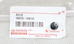 Лампа накаливания (9007604003) Toyota 90076-04003 (TOYOTA: 90076-04003)