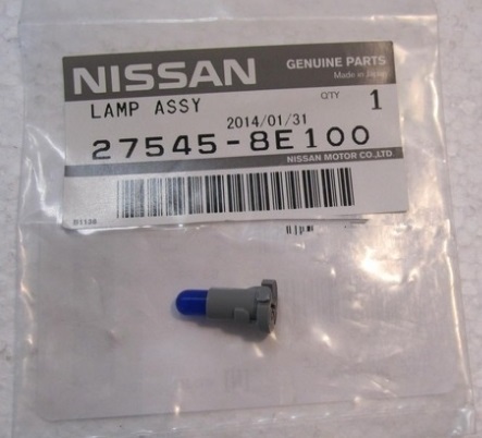 Лампа накаливания (275458E100) Nissan 27545-8E100 (Nissan: 27545-8E100)