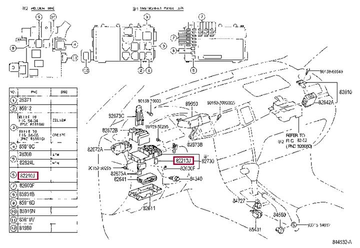 Предохранитель (9098208286) Toyota 90982-08286 (TOYOTA: 90982-08286)