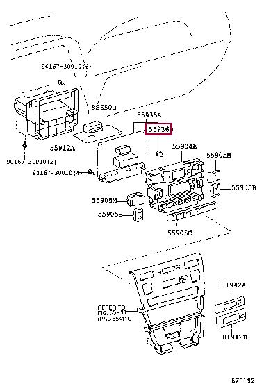 Лампа контроля кондиционера воздуха (9001005135) Toyota 90010-05135 (TOYOTA: 90010-05135)