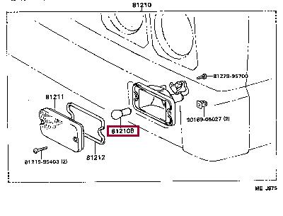 Лампа галогенная (9098113029) Toyota 90981-13029 (TOYOTA: 90981-13029)