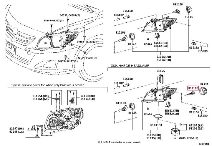 Лампа ксеноновая (9098120029) Toyota 90981-20029 (TOYOTA: 90981-20029)