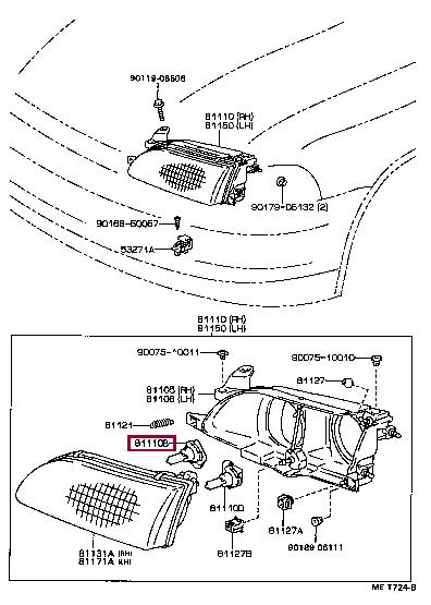 Лампа галогенная HB3 12V 60W (90981WD008) Toyota 90981-WD008 (TOYOTA: 90981-WD008)