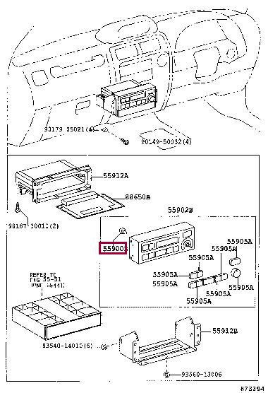 Лампочка (9001005101) Toyota 90010-05101 (TOYOTA: 90010-05101)