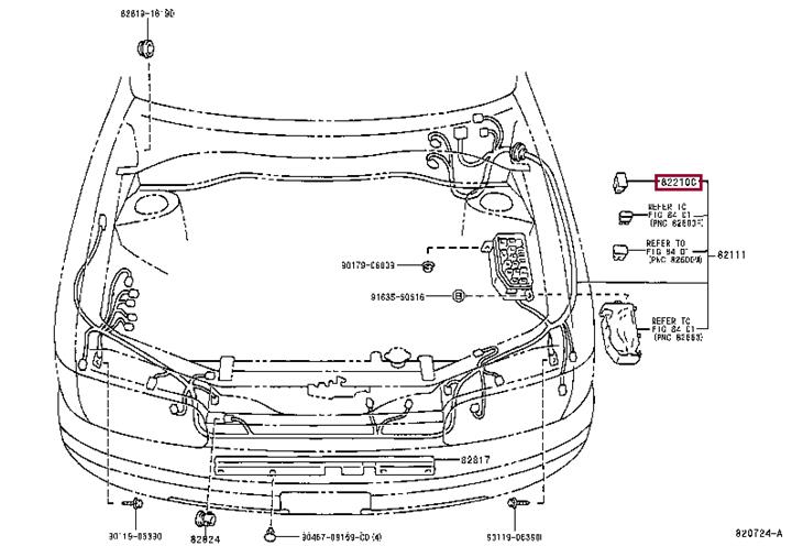 Предохранитель (9098208281) Toyota 90982-08281 (TOYOTA: 90982-08281)