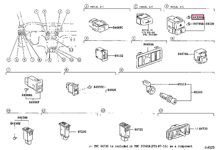 Лампа подсветки (9001111044) Toyota 90011-11044 (TOYOTA: 90011-11044)