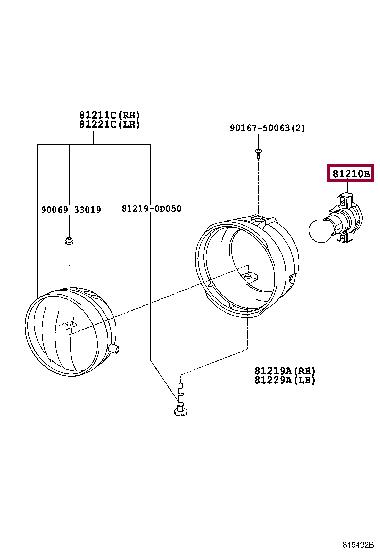 Лампа накаливания (90981WD015) Toyota 90981-WD015 (TOYOTA: 90981-WD015)