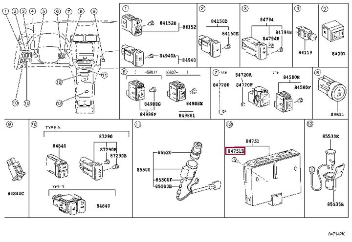 Лампочка (9001001070) Toyota 90010-01070 (TOYOTA: 90010-01070)