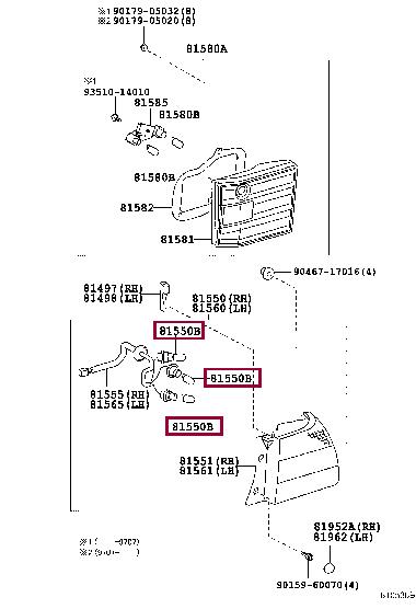 Лампа галогенная H3 12V 55W (9098113071) Toyota 90981-13071 (TOYOTA: 90981-13071)