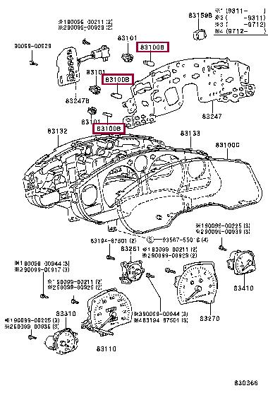 Лампа галогенная (8311924070) Toyota 83119-24070 (TOYOTA: 83119-24070)