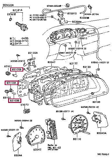 Лампа галогенная (8311924470) Toyota 83119-24470 (TOYOTA: 83119-24470)