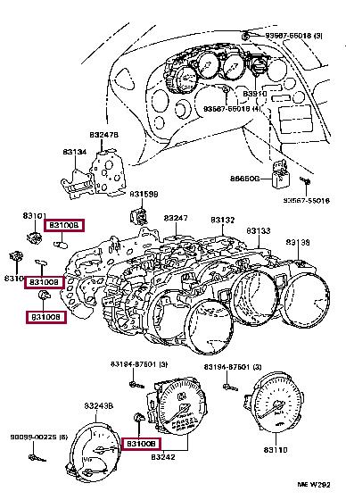 Лампа галогенная (8311924670) Toyota 83119-24670 (TOYOTA: 83119-24670)