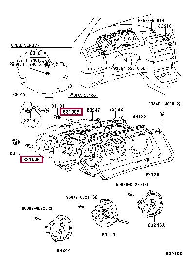 Лампа галогенная (8311924710) Toyota 83119-24710 (TOYOTA: 83119-24710)