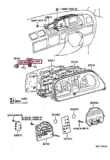 Лампа галогенная (8311936080) Toyota 8311936080 (TOYOTA: 8311936080)