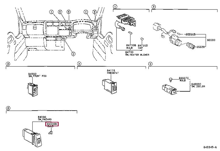 Лампа накаливания (8499910610) Toyota 84999-10610 (TOYOTA: 84999-10610)