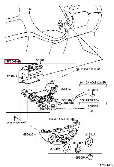 Лампа накаливания (8499960770) Toyota 84999-60770 (TOYOTA: 84999-60770)