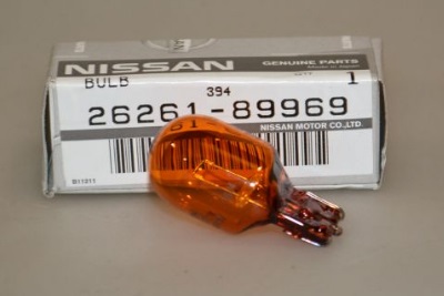 Лампа накаливания желтая WY21W 12V 21W (2626189969) Nissan 26261-89969 (Nissan: 26261-89969)