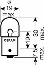 Лампа накаливания (OSRAM: 5007-02B)