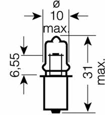 Лампа накаливания (64100) Osram 64100 (OSRAM: 64100)