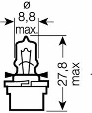 Лампа накаливания (64122MF) Osram 64122 MF (OSRAM: 64122 MF)