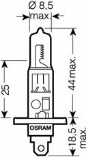 Лампа накаливания (OSRAM: 64150SV2-01B)