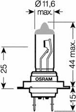 Лампа галогенная H7 12V 65W (64217) Osram 64217 (OSRAM: 64217)