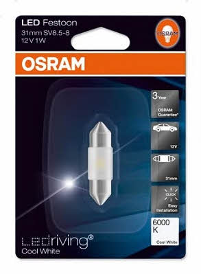 Лампа светодиодная Osram LEDriving CoolWhite Festoon 31 12V SV8,5 (6431CW) Osram 6431CW (OSRAM: 6431CW)