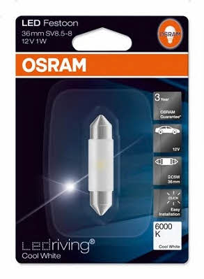 Лампа светодиодная Osram LEDriving CoolWhite Festoon 36 12V SV8,5 (6436CW) Osram 6436CW (OSRAM: 6436CW)