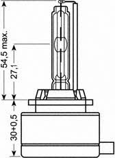 Лампа ксеноновая D1R 85V 35W (66154CLC) Osram 66154CLC (OSRAM: 66154CLC)