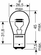 Лампа накаливания (OSRAM: 7537)