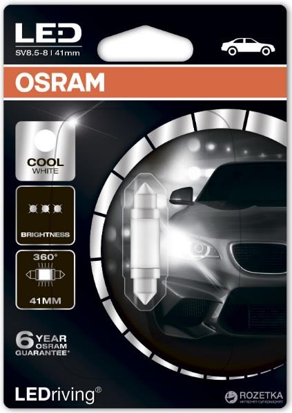 Лампа светодиодная Osram LEDriving CoolWhite Festoon 41 12V SV8,5 (6499CW01B) Osram 6499CW 01B (OSRAM: 6499CW 01B)