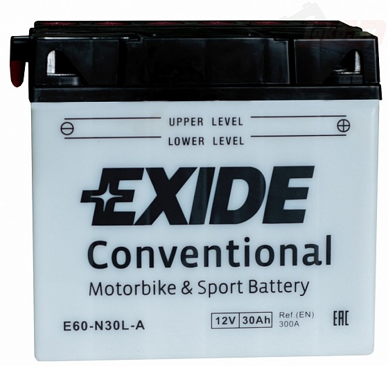 Аккумулятор (EXIDE: E60-N30L-A)