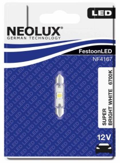 Лампа светодиодная Festoon 41 12V SV8,5 (NF4167) Neolux NF4167 (Neolux: NF4167)