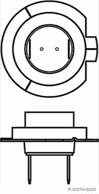 Лампа галогенная H+B Elparts +50% H7 12V 55W (89901291) H+B Elparts 89901291 (H+B Elparts: 89901291)