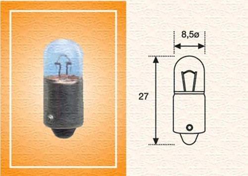 Лампа накаливания (T4W12) Magneti marelli T4W 12 (MAGNETI MARELLI: T4W 12)