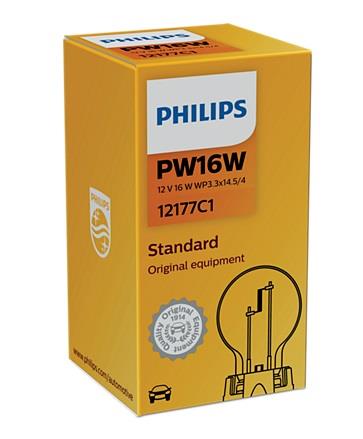 Лампа накаливания PW16W 12V 16W (12177C1) Philips 12177C1 (PHILIPS: 12177C1)