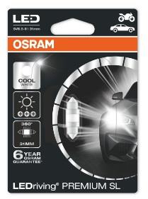 Лампа светодиодная Osram LEDriving CoolWhite Festoon 31 12V SV8,5 (6497CW01B) Osram 6497CW 01B (OSRAM: 6497CW 01B)