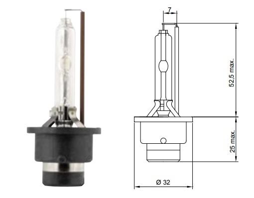 Лампа ксеноновая D4S 42V 35W (B24004) Tesla B24004 (TESLA: B24004)