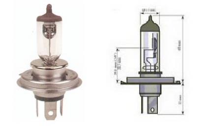 Лампа галогенная HS1 12V 35/35W (202976) SCT 202976 (SCT: 202976)